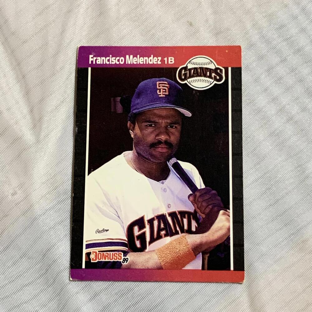 1989 Donruss Francisco Melendez‎ San Francisco Giants Baseball Card #611